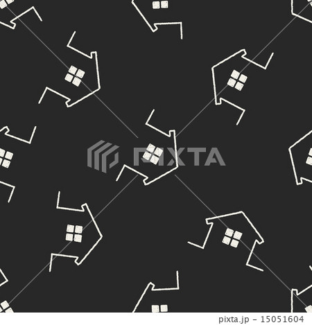 doodle house seamless pattern background doodle house seamless pattern background 15051604