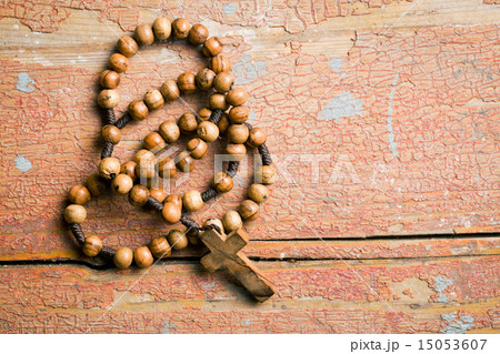 Wooden rosary beads 15053607