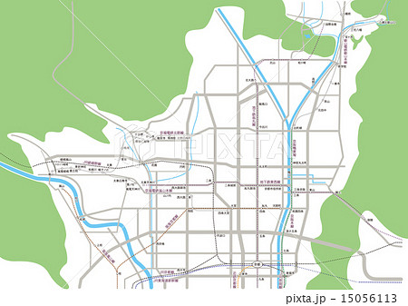 京都の略地図 京都の略地図 15056113