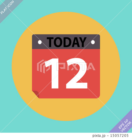 Calendar Icon - vector illustration. Flat design 15057205