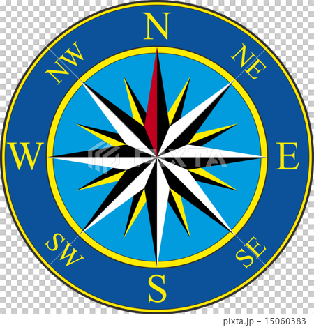 Compass illustration isolated on white background 15060383