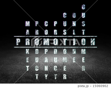 Marketing concept: word Promotion in solving Crossword Puzzle 15060902