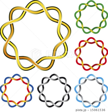 Vector illustration of six complex celtic knots 15061536