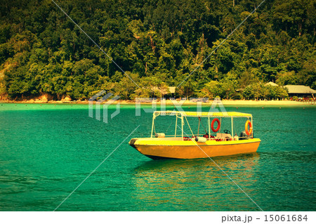Yellow boat  15061684
