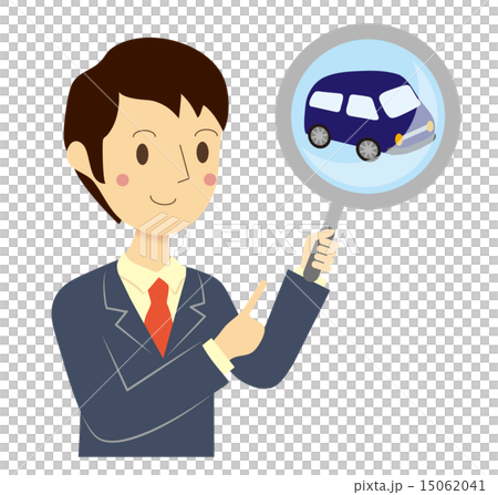 ビジネスマン　自動車査定 15062041