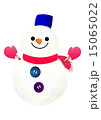 雪だるまの可愛いイラスト | Cute illustrations of snowman 雪だるまの可愛いイラスト | Cute illustrations of snowman 15065022