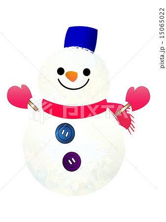 雪だるまの可愛いイラスト Cute Illustrations Of Snowmanのイラスト素材