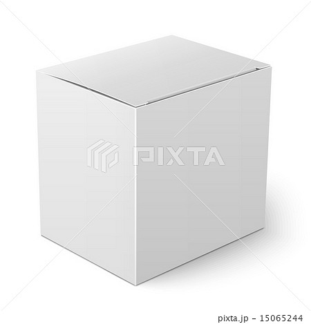 White paper box template. 15065244