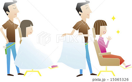 美容院のイラスト素材