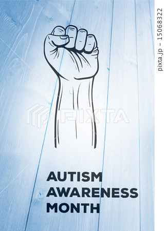 Composite image of autism awareness month 15068322