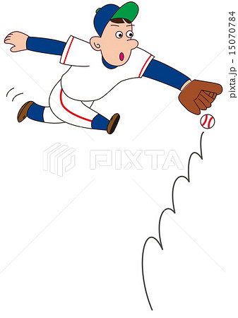 野球の守備_ゴロ 野球の守備_ゴロ 15070784