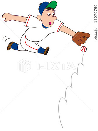 野球の守備_ゴロ 野球の守備_ゴロ 15070790