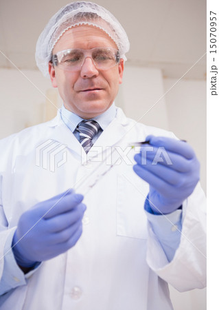 Scientist doing experimentations in plants 15070957