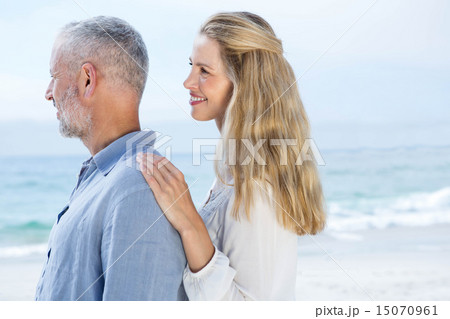 Happy couple hugging each other Happy couple hugging each other 15070961