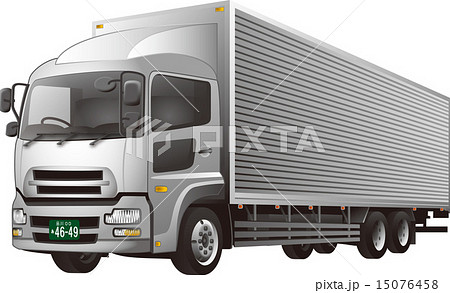 大型トラックのイラスト素材 15076458 Pixta