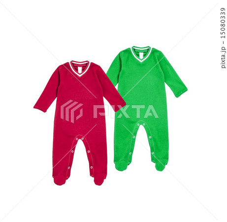 baby clothes isolated on the white background baby clothes isolated on the white background 15080339