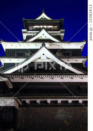 熊本城のライトアップ 15082613