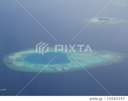 上空からのモルディブ 15083347