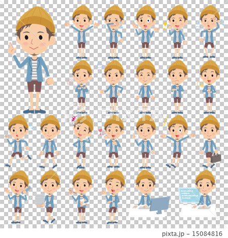 夾克harpan針織帽男士 15084816