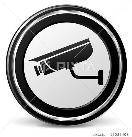 video camera icon with metal ring video camera icon with metal ring 15085408