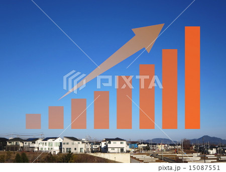 住宅とグラフ 住宅とグラフ 15087551