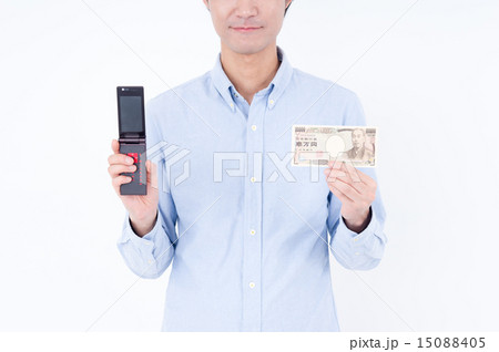 若い男性（携帯買取り） 15088405