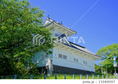 仙台城址　大手門隅櫓 15089097