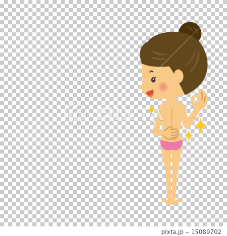 背中が綺麗な女性 背中が綺麗な女性 15089702