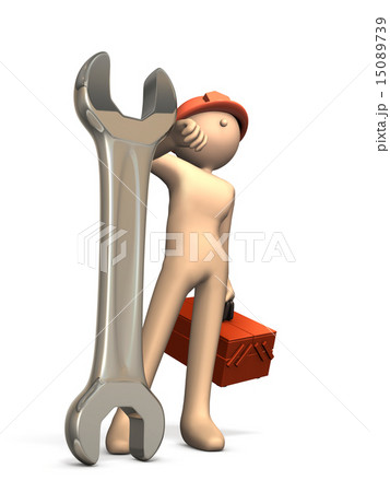 エンジニアを描いた3Dレンダリング画像のイラスト素材 [15089739] - PIXTA