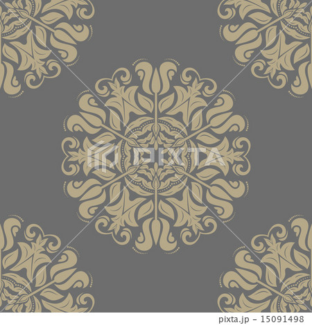 Floral Seamless Pattern. Orient Abstract Background Floral Seamless Pattern. Orient Abstract Background 15091498