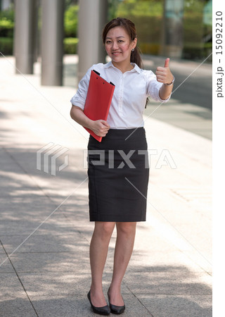 Business grow with happiness and bright future 15092210
