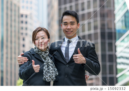 Business grow with happiness and bright future Business grow with happiness and bright future 15092332