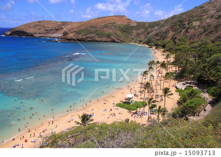 ハワイのハナウマ湾 15093713