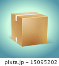 Vector Realistic Cardboard Box Icon 15095202