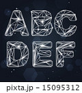 Vector Constellation Geometric Font A-F 15095312