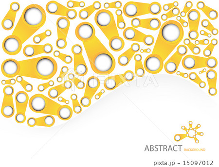 Abstract orange background. Vector illustration 15097012