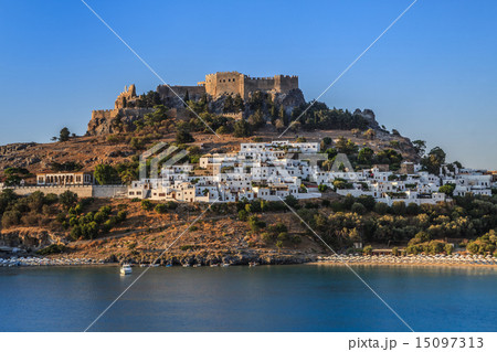 Lindos Castle and village 15097313
