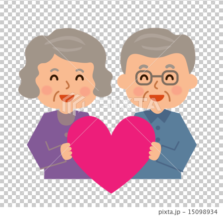 Grandmother Grandfather Heart 15098934