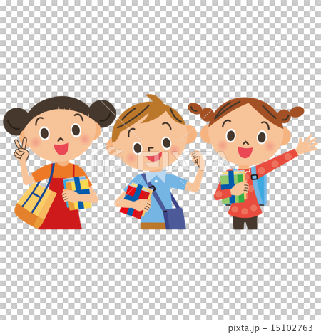 孩子們去補習班學校 15102763