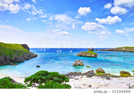 宮古島の中ノ島ビーチ 15104000