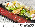 carpaccio with parmesan cheese, capers  salad 15105022