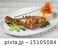 chicken legs with garnish on a light background 15105084