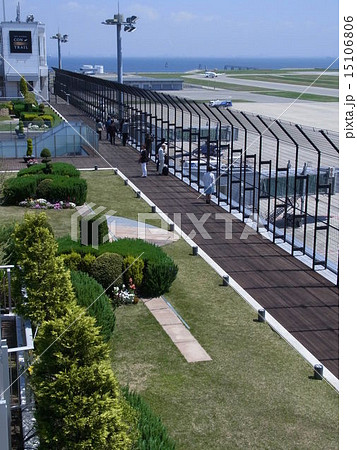 関西三空港のひとつ、神戸空港の風景:展望デッキ 関西三空港のひとつ、神戸空港の風景:展望デッキ 15106806