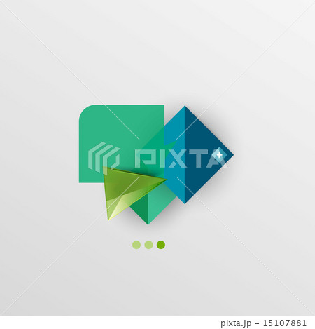 Modern abstract geometric info banner 15107881