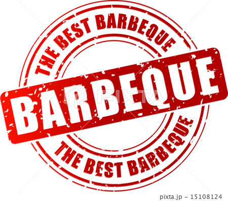Vector barbeque stamp 15108124