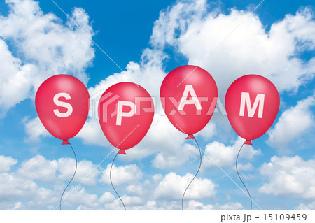 SPAM text on balloon 15109459
