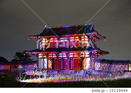 平城京天平祭 朱雀門 一期一会の極彩 デジタル掛軸 平城京天平祭 朱雀門 一期一会の極彩 デジタル掛軸 15110444
