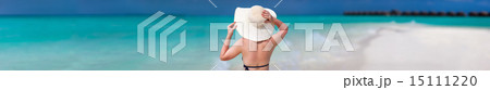 Young woman at beach 15111220