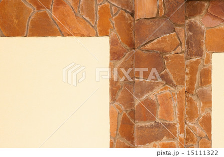 yellow stone wall with plaster yellow stone wall with plaster 15111322