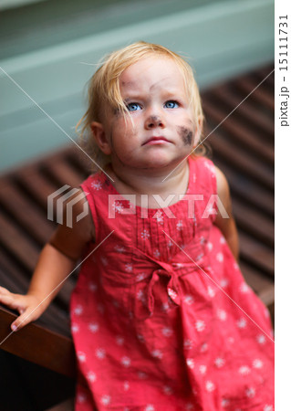 Adorable toddler girl 15111731
